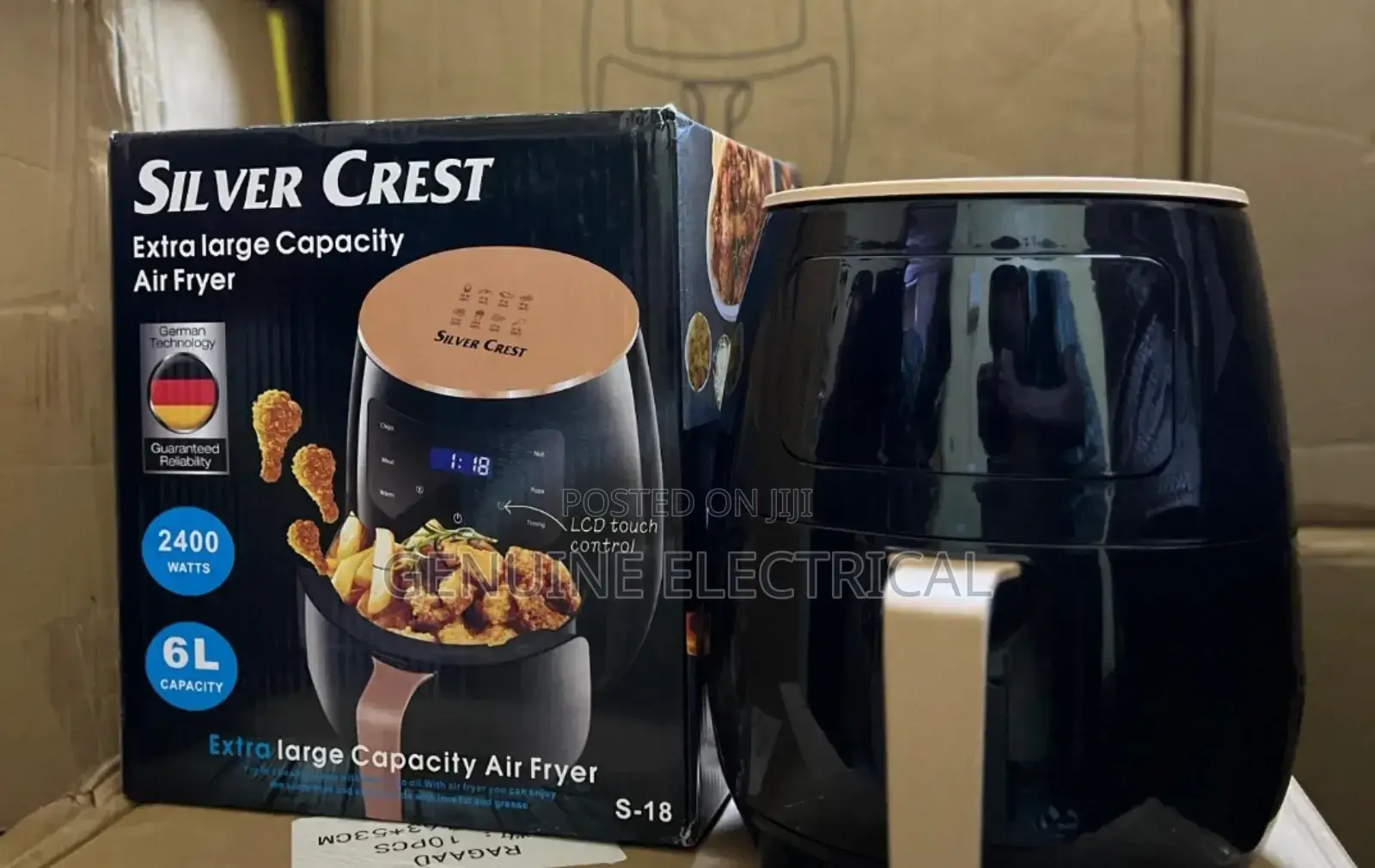 6 Litres Silver Crest Air Fryer