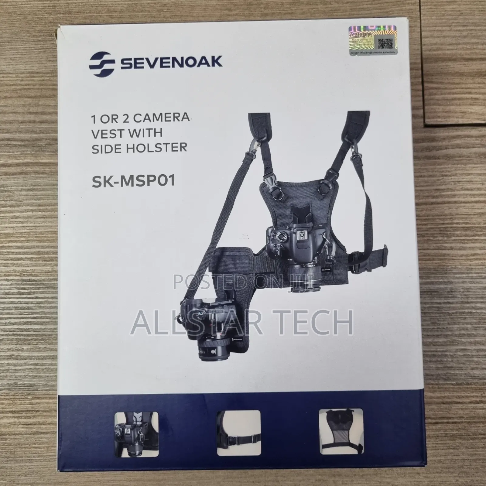 SEVENOAK Camera Vest With Side Holster SK-MSPO1
