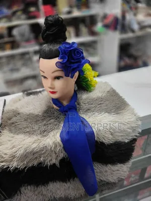 Chiffon Scarf With Detachable Flower Fascinator 400
