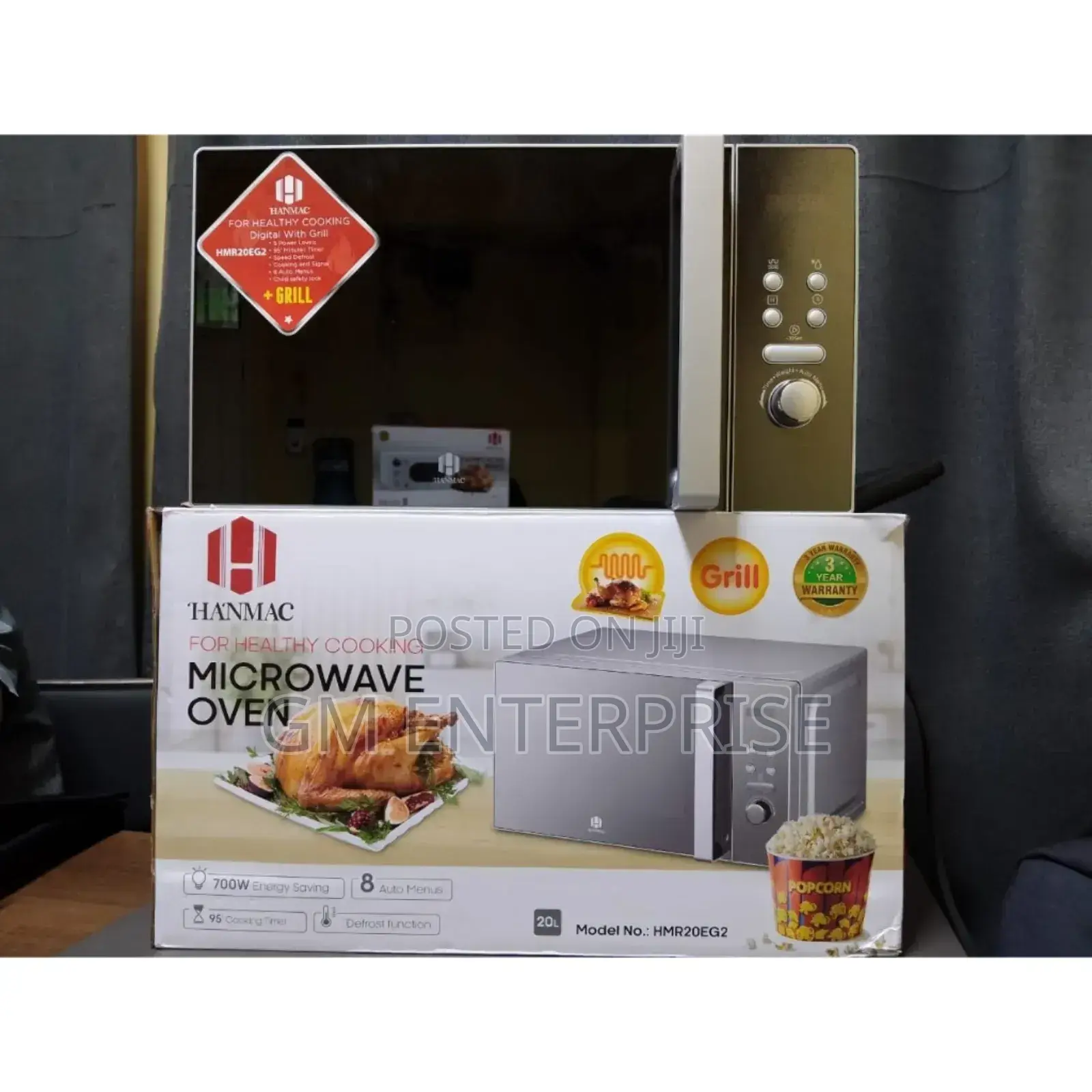HANMAC Digital Microwave With Grill