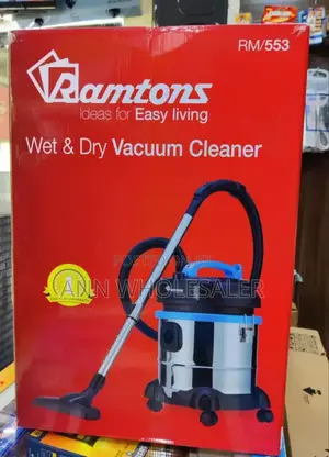 With Warranty Ramtons 21L Wet and Dry Vacuum Cleaner