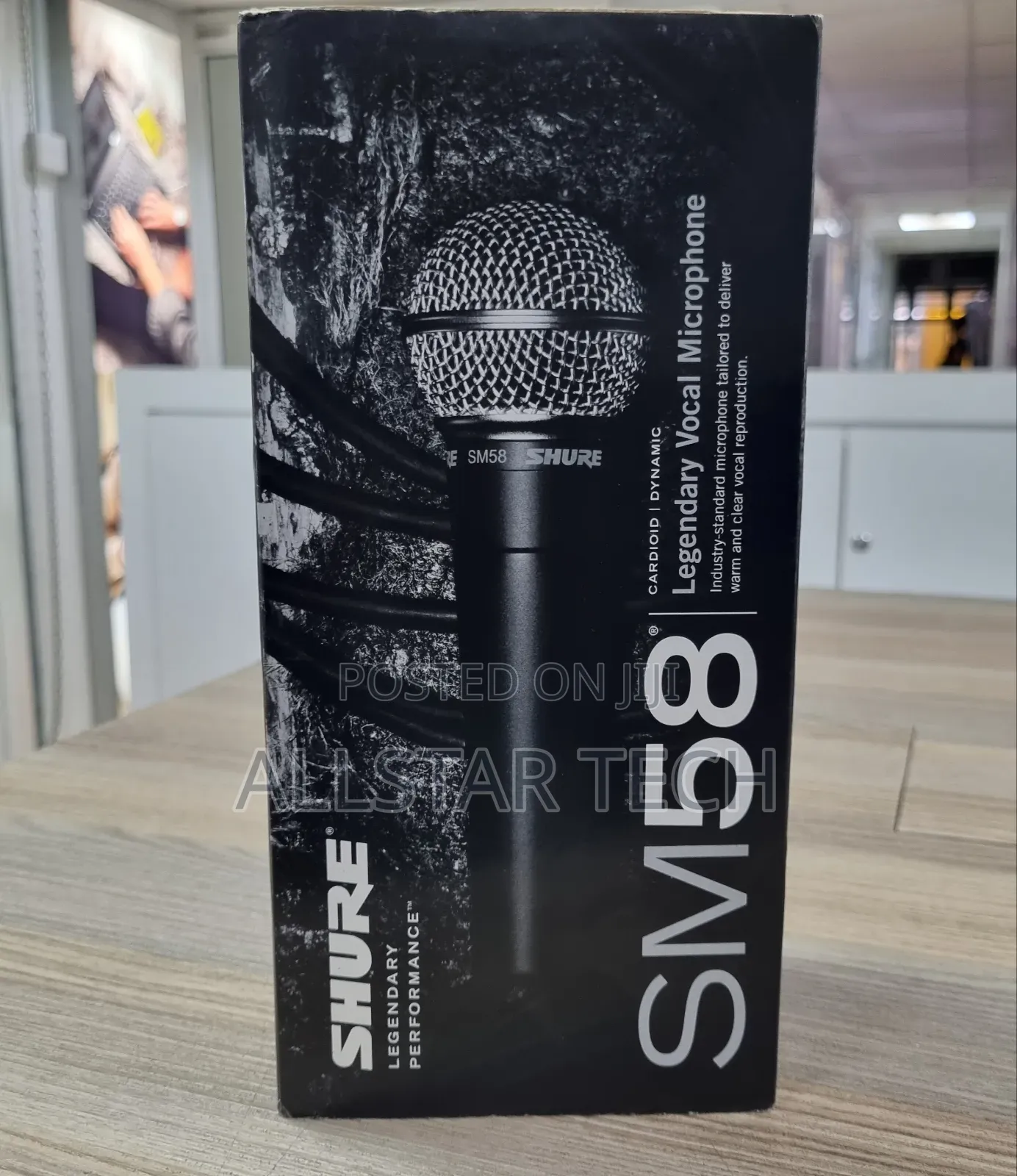 Shure SM58-LC Cardioid Dynamic Microphone