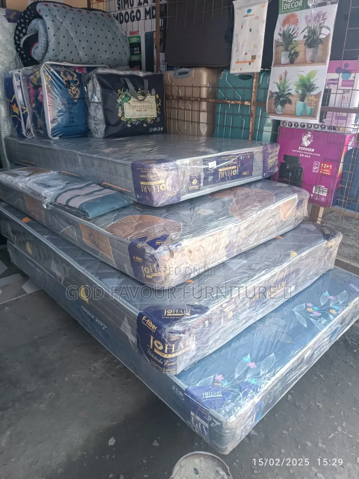 Johari Hypoallergenic Fibre Matress 5 by 6 Kj7yv