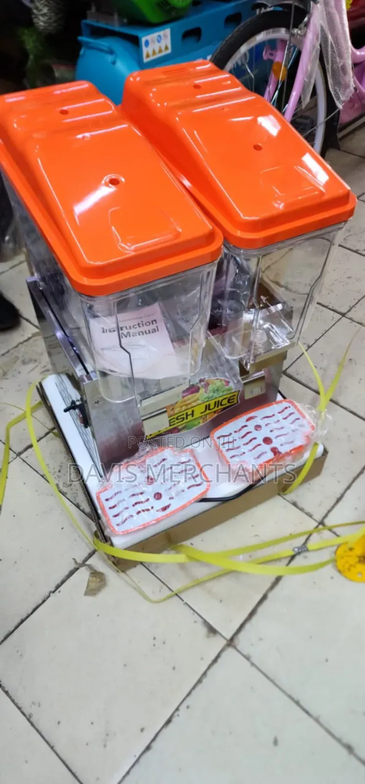 Fresh Juice Dispenser 2 Tank