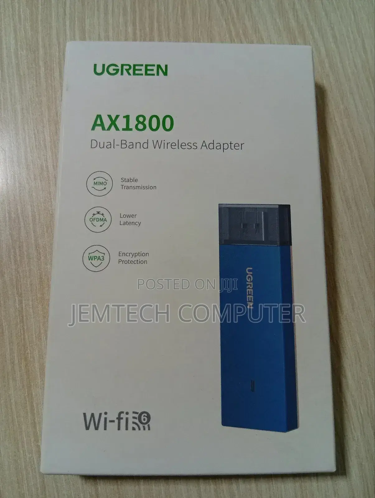 UGREEN AX1800 Dual-Band Wireless Adapter (Wi-Fi 6) - CM499!!