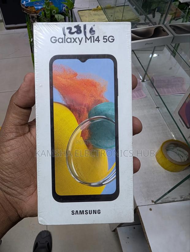 New Samsung Galaxy M14 128 GB Black - main view