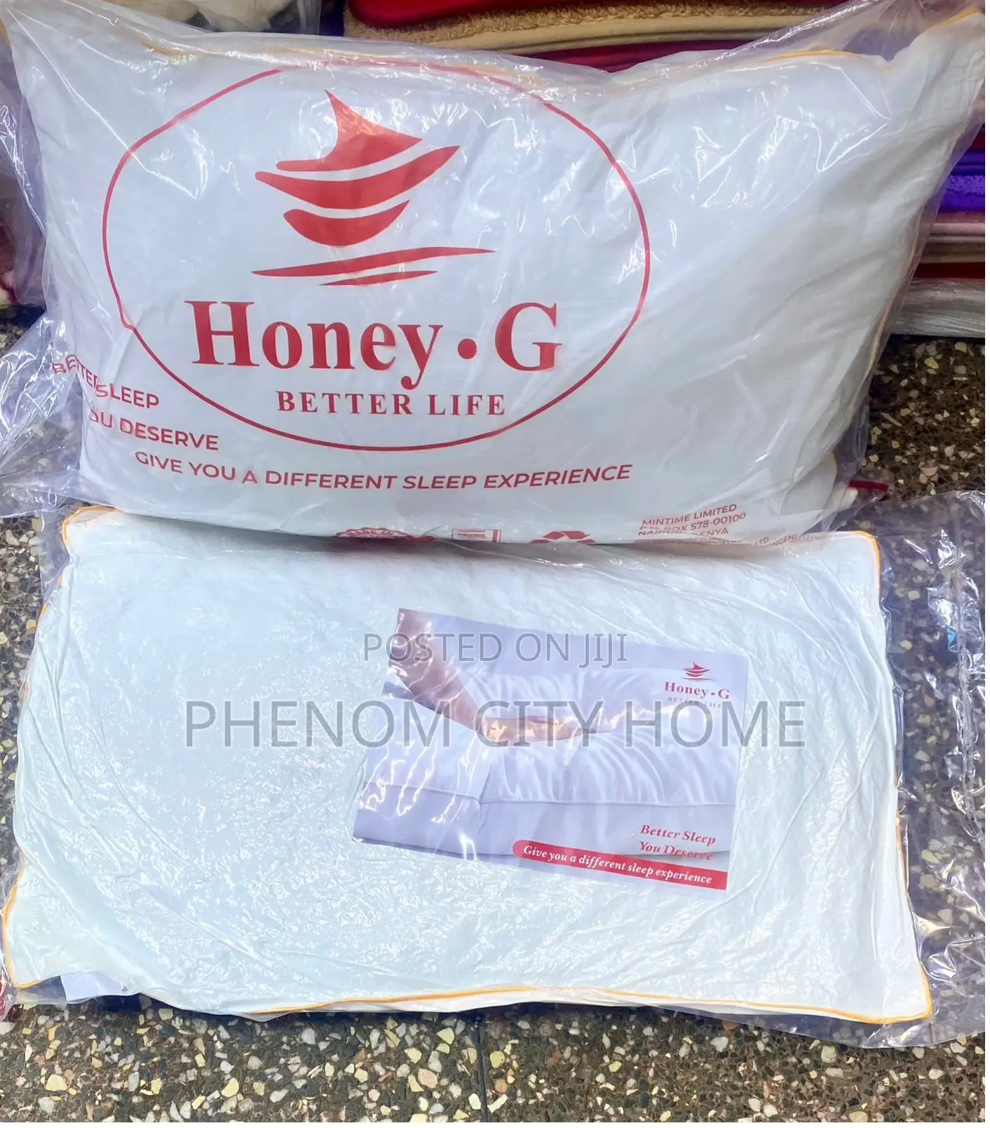 Honey G Plain Compressed Bedpillows Available