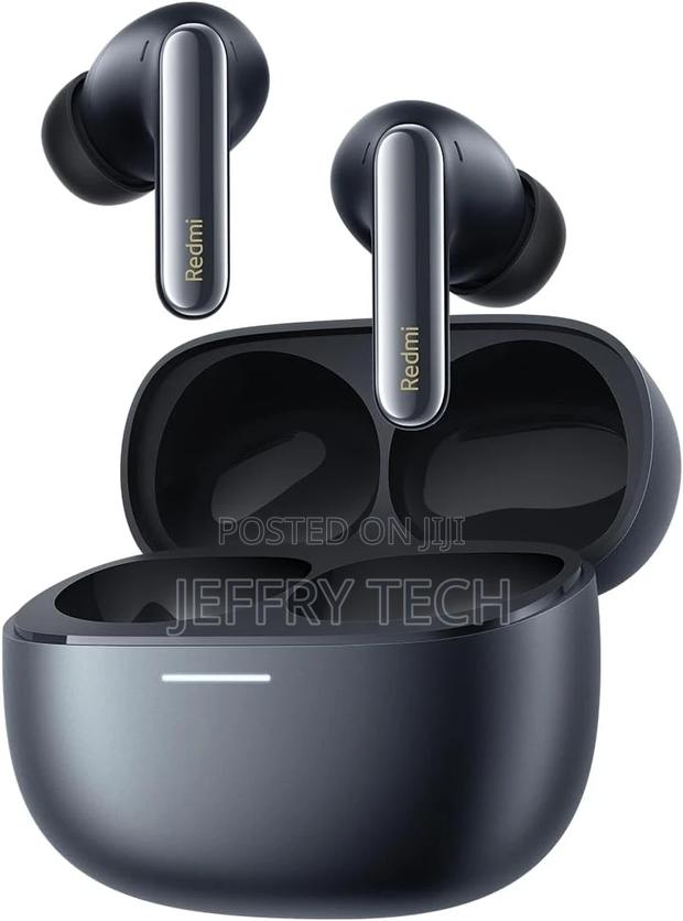 Xiaomi Redmi Buds 6 Pro Black - 36h Battery Life, Triple Dri