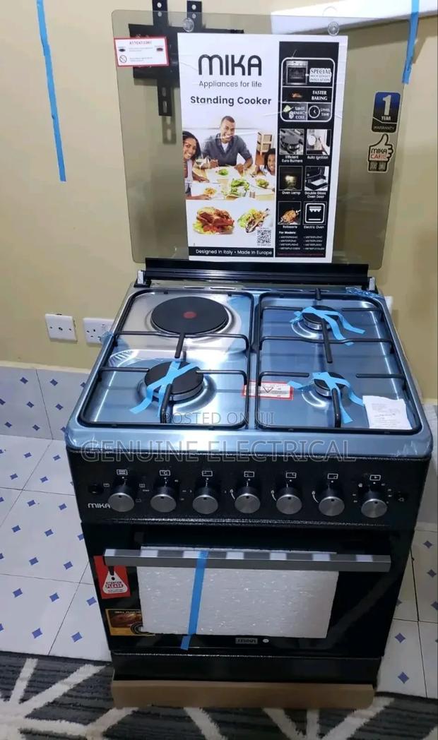 Mika MST60PU31SLEM Standing Cooker, 60*60, 3G+1E