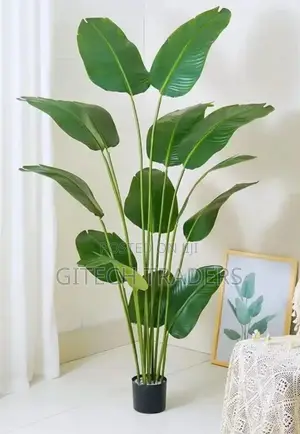 Nordic High Quality Potted Artificial Green Tree/-