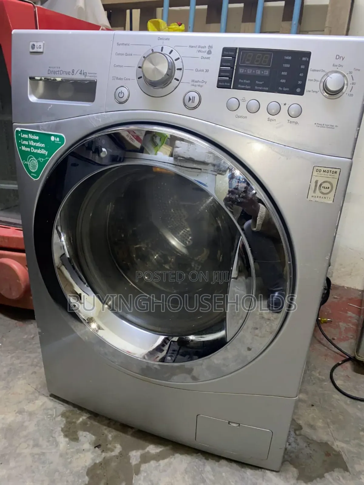 Lg 8kg/4 Front Load Wash Dry Machine