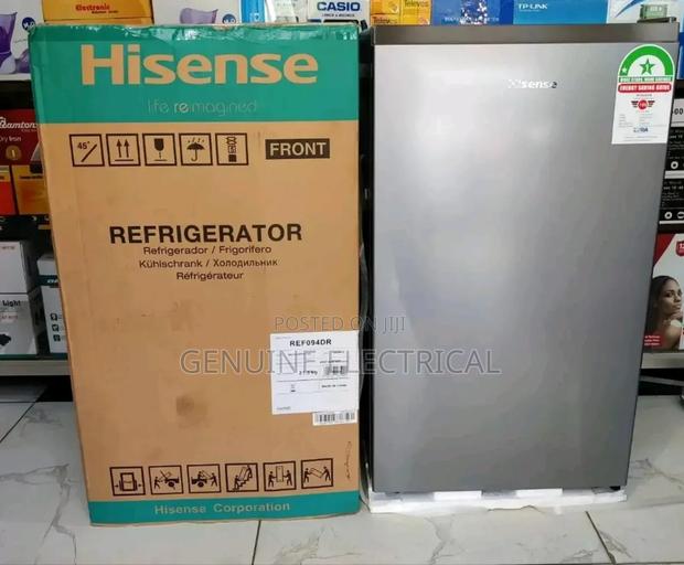 Hisense 94litres Silver Single Door Refrigerator