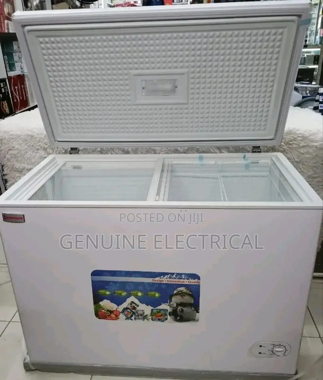 Best Premier Double Door 400l Chest Freezer