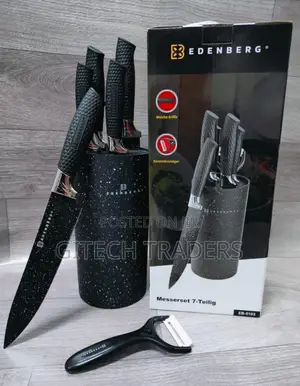 *Edenburg Black Knife Set