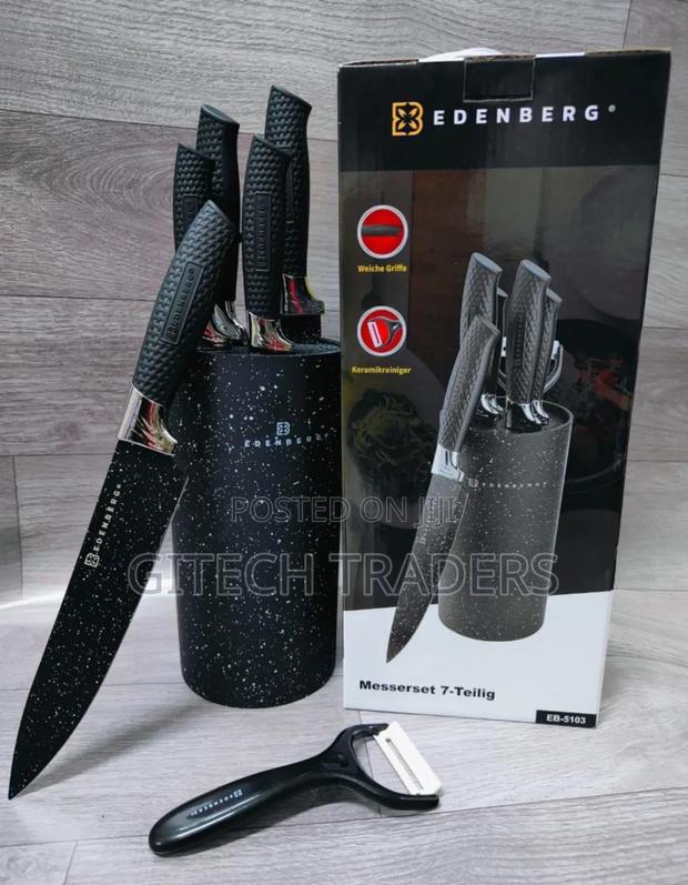 *Edenburg Black Knife Set
