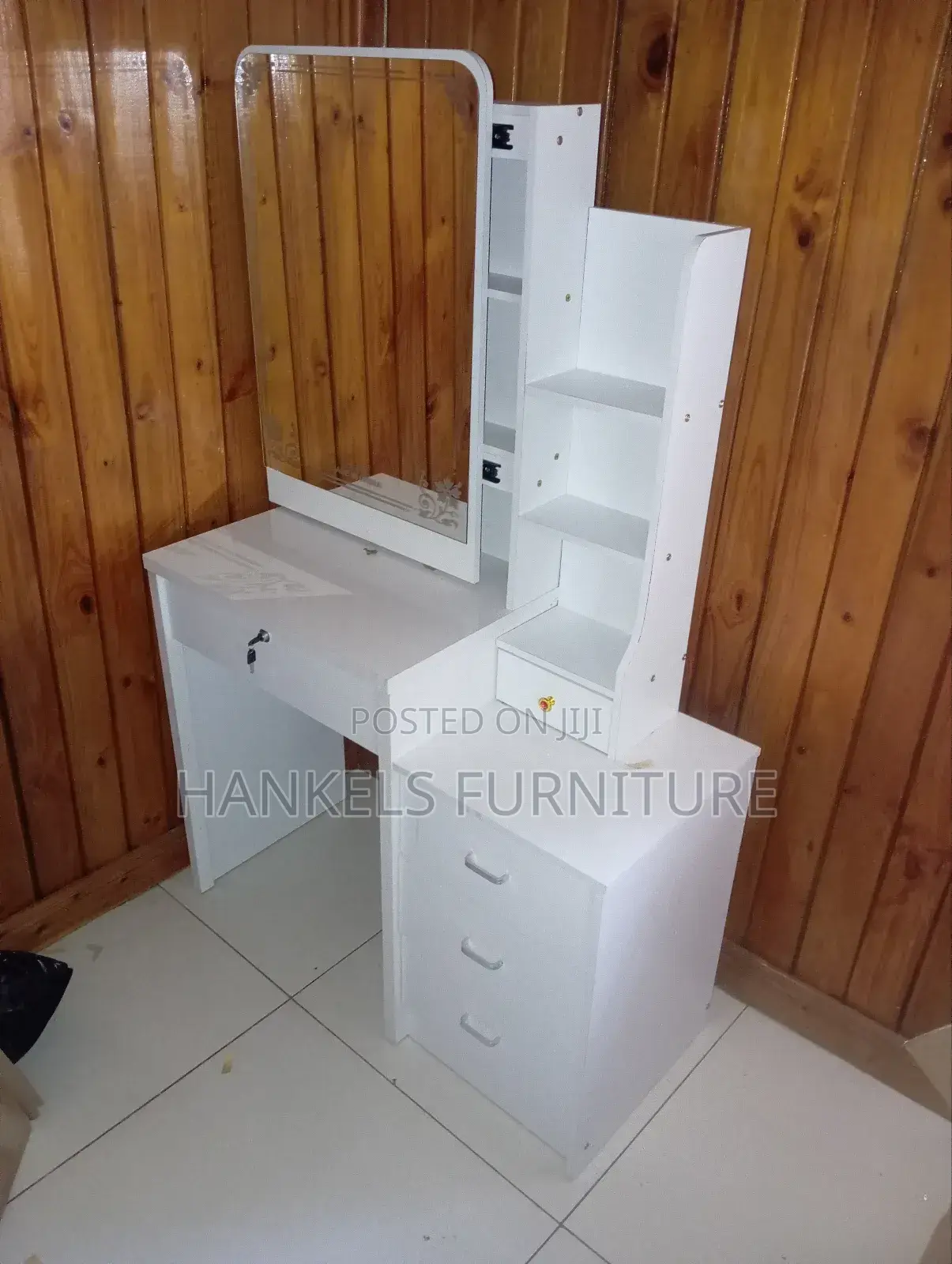 Sliding Mirror Dressing Table