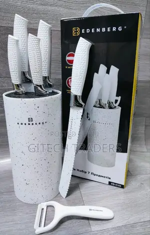 *Edenburg White Knife Set 