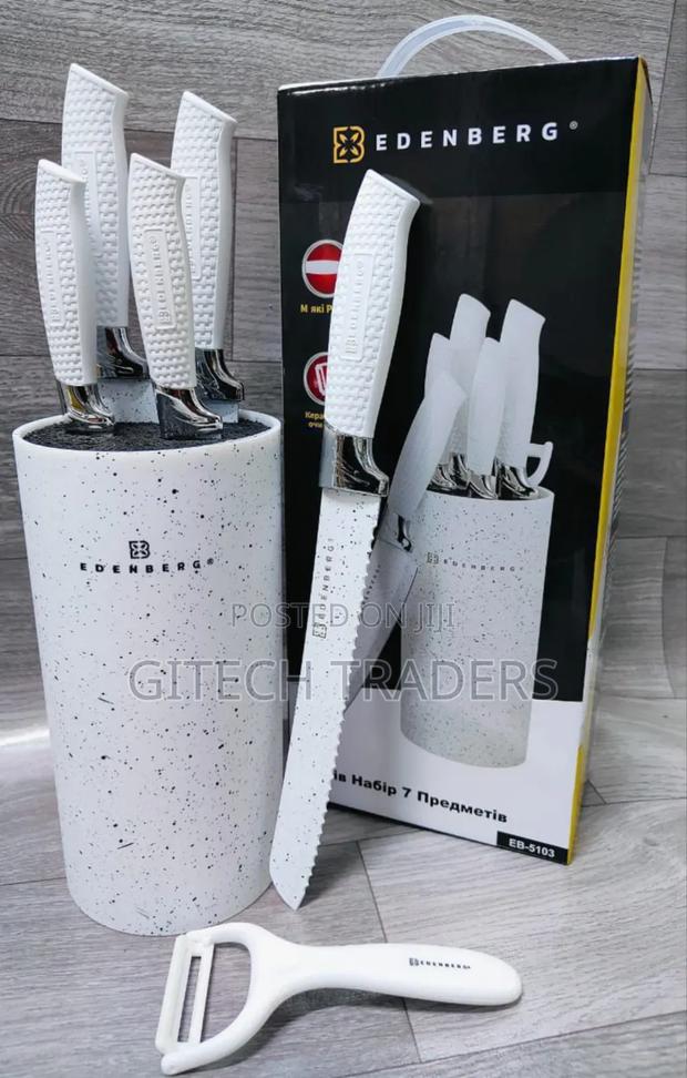 *Edenburg White Knife Set  - main view