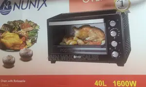 Nunix 4 Knob Settings 40 Litres Electric Rotisserie Oven