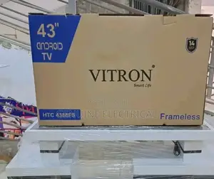 Vitron 43 Inches Smart Android Tv, Netflix, You-Tube Tv