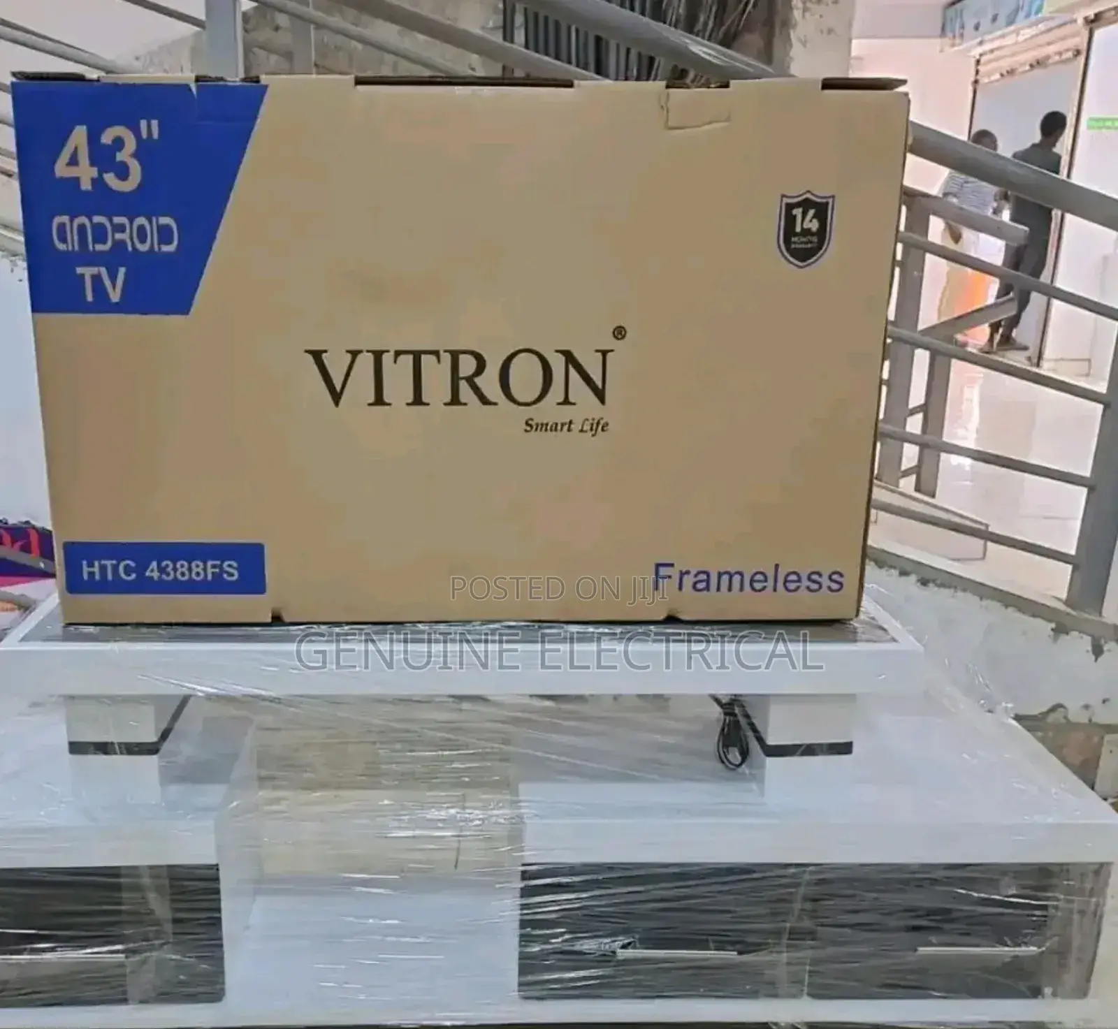 Vitron 43 Inches Smart Android Tv, Netflix, You-Tube Tv