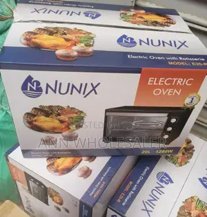 With Warranty Nunix Oven Electric Oven/ Rotisserie D/43