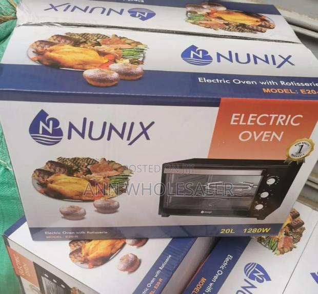 Nunix 20 Litres Electric Oven With Rotisserie (3 Knobs)N