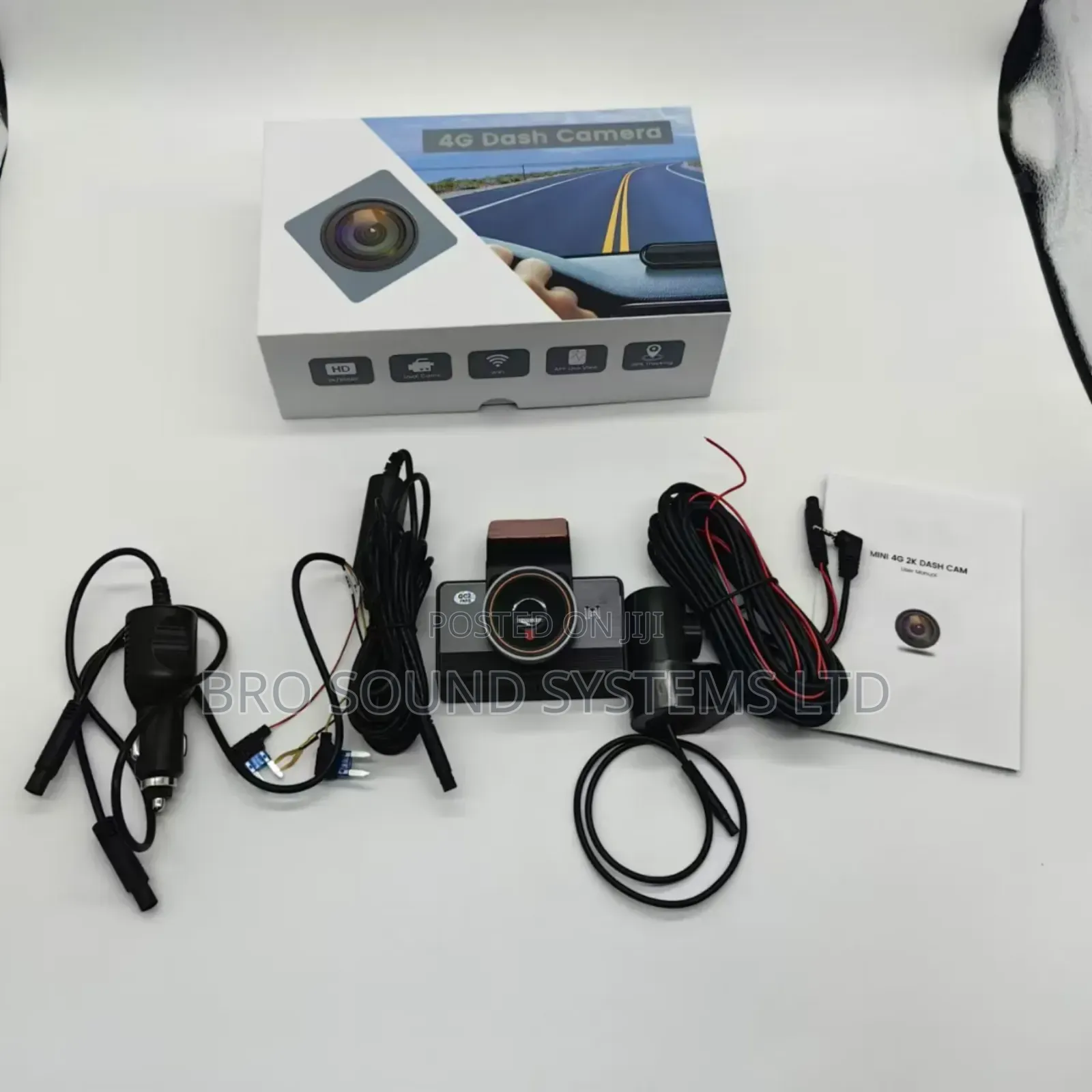 Dashcam With Real Time Monitor via App, 4g GSM Sim Card