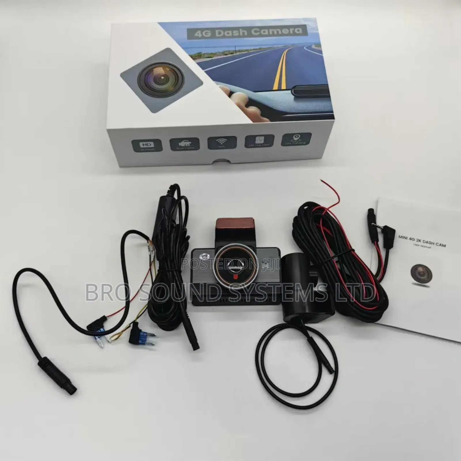 Dashcam With Real Time Monitor via App, 4g GSM Sim Card