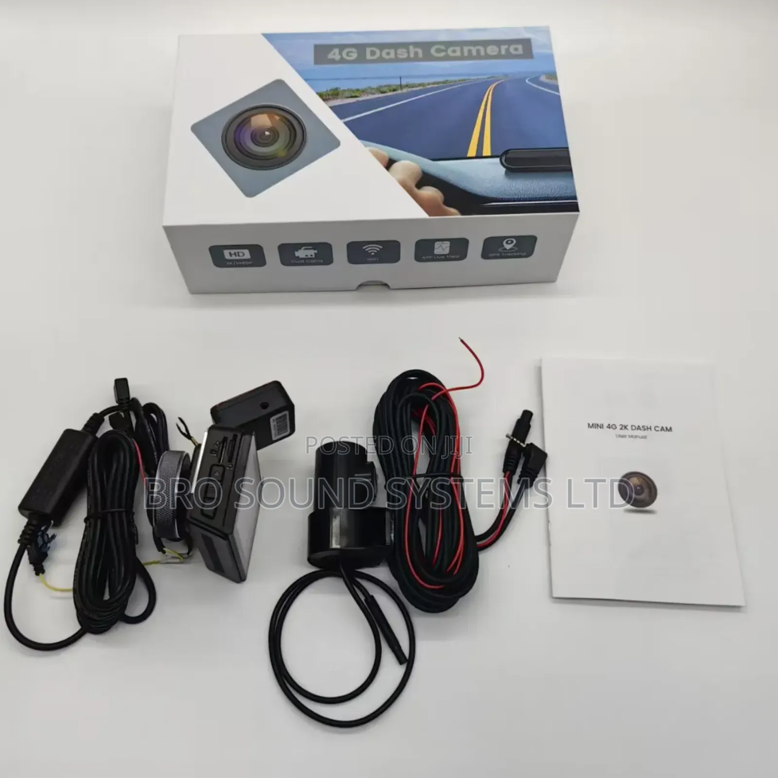 Dashcam With Real Time Monitor via App, 4g GSM Sim Card