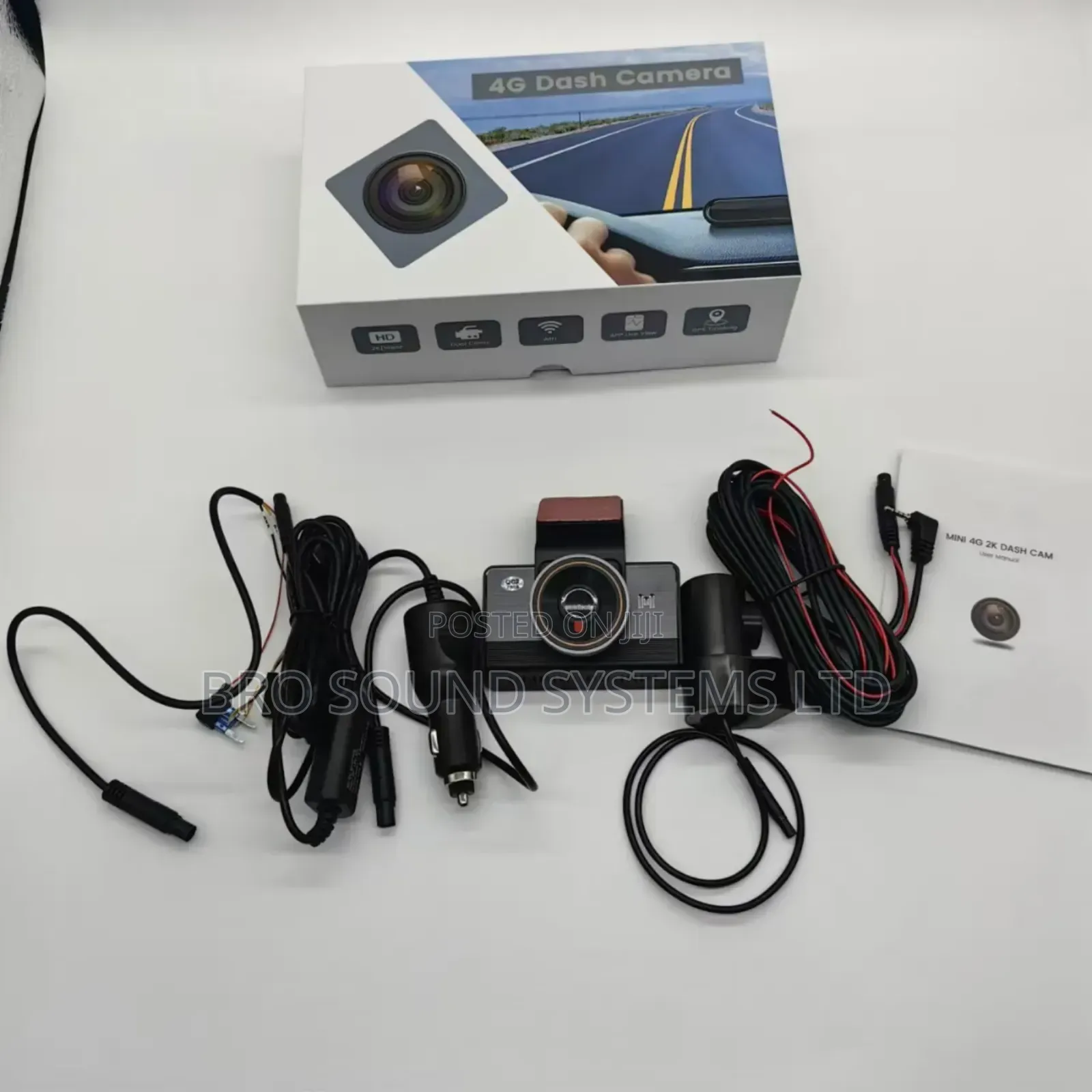 Dashcam With Real Time Monitor via App, 4g GSM Sim Card