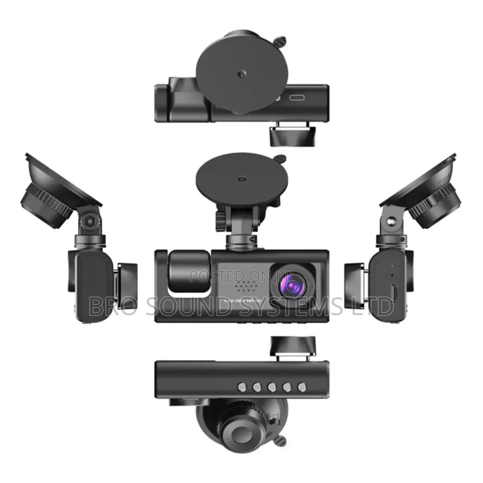 3 Lence Wifi App Uhd Car Dashcam