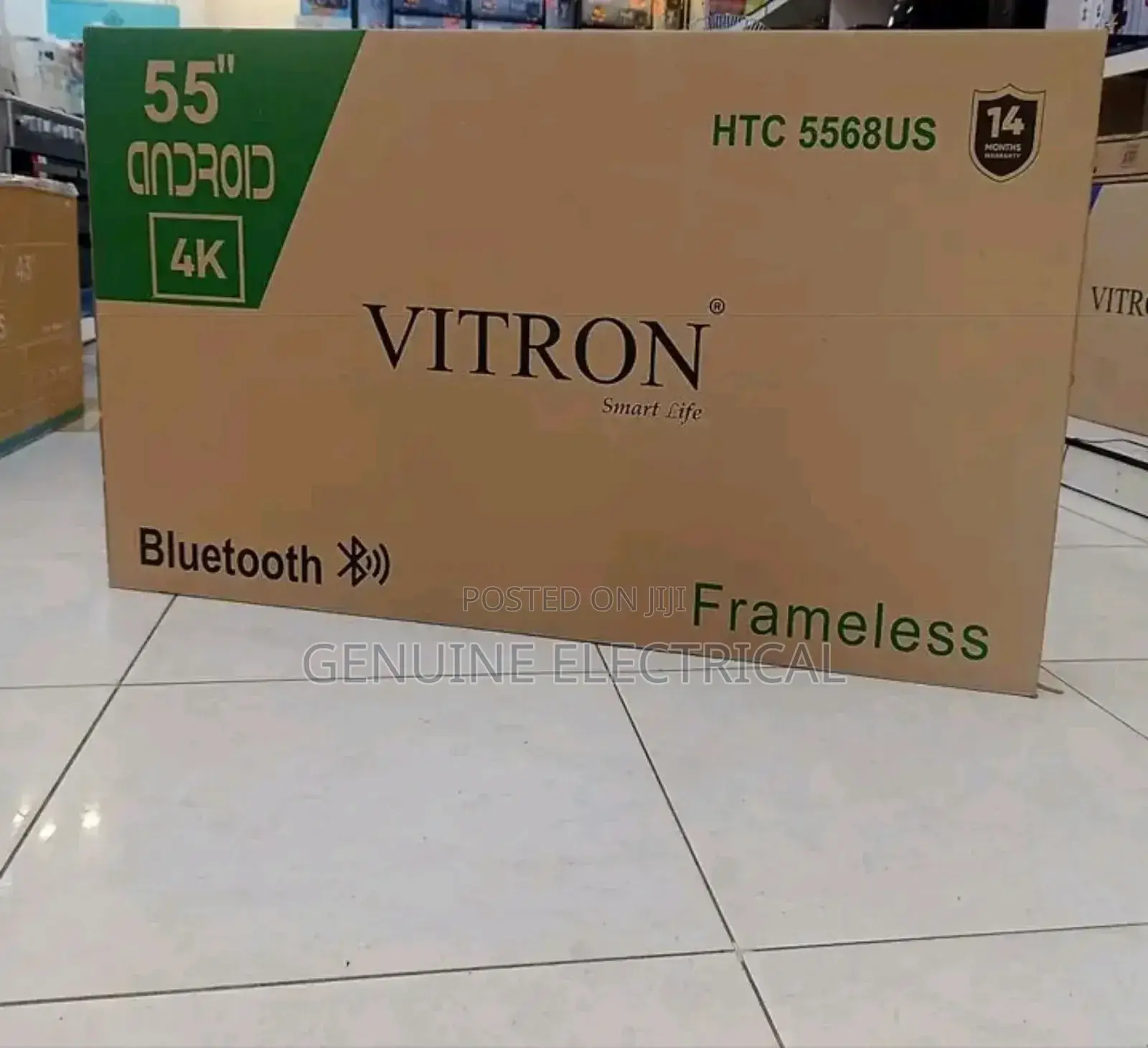 Vitron 55 Inch Uhd Smart Android Tv 14 Months Warranty