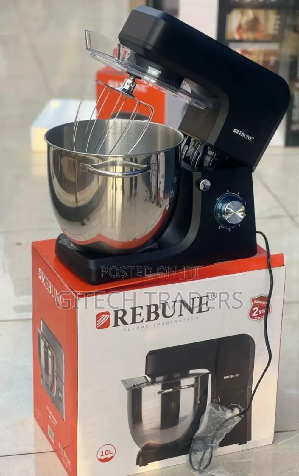 Rebune 10 Litres Stand Mixer