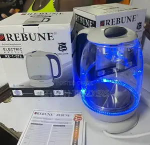 1.7L Rebune Glass Kettle