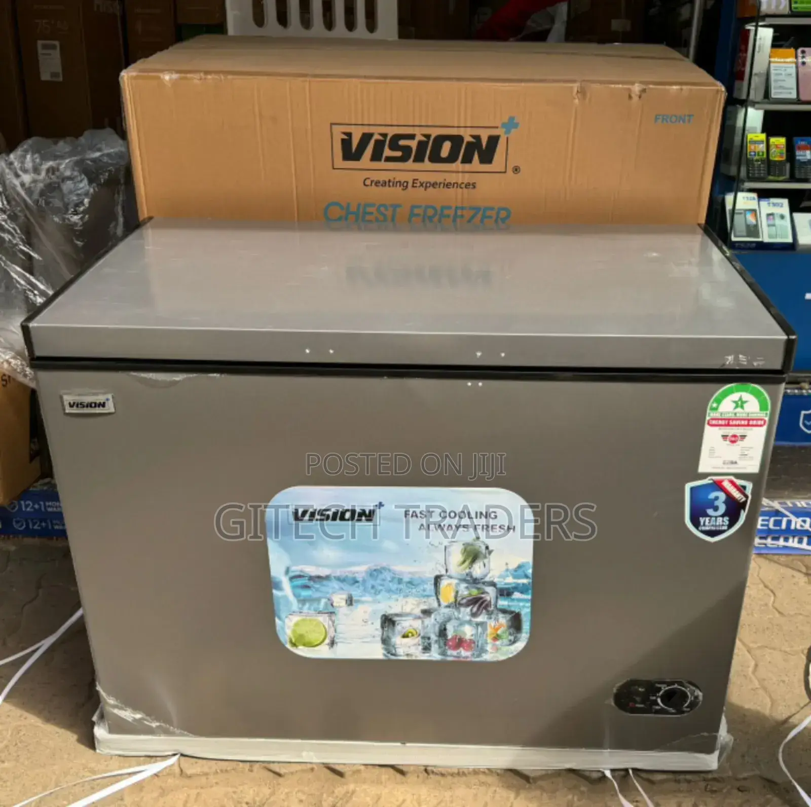 Vision Plus Chest Freezer 
300l
*Model VPCF300F