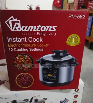 Instant Cooking Ramtons Pressure Cooker C/8