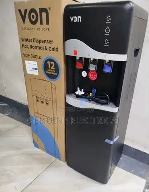 Water Dispenser - Von Hot Normal and Cold 3 Taps Dispenser