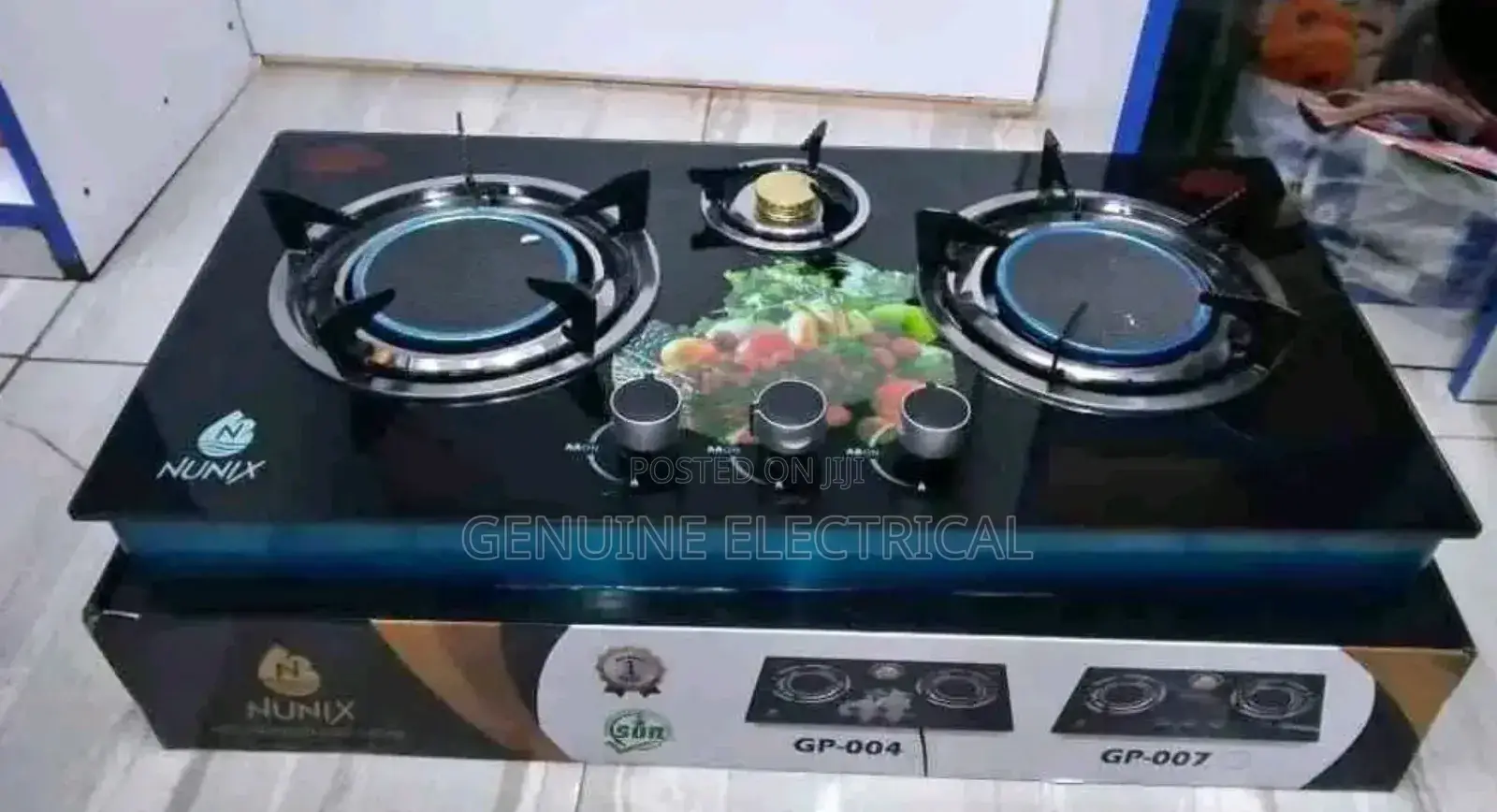 Nunix 3 Burner Infrared Gas Stove Burner Cooker.