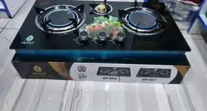 Nunix 3 Burner Infrared Glass Top Gas Burner