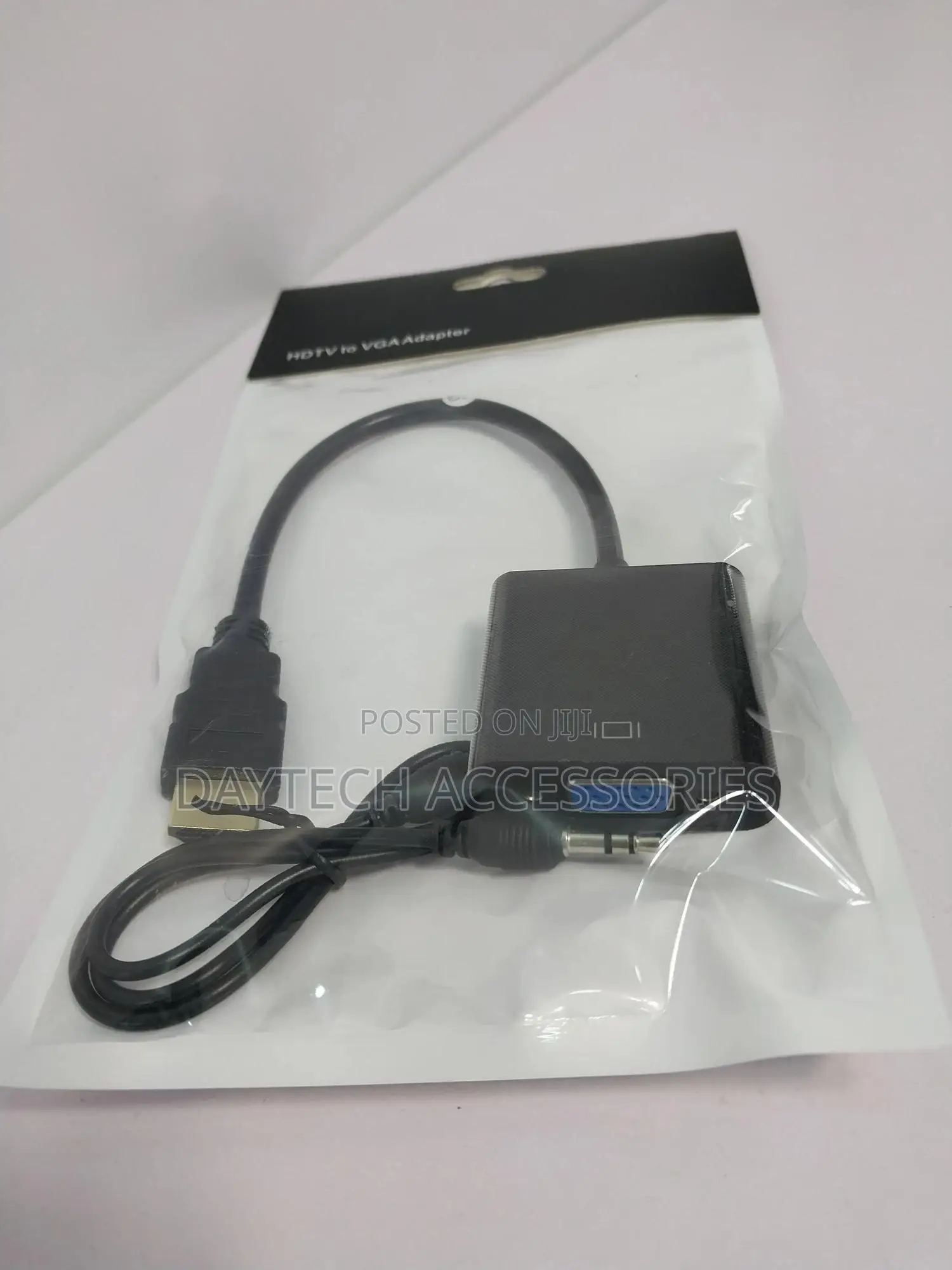 Full Hd 1080p Hdmi to Vga Adapter Cable Converter With Audio