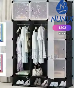 3 Column Portable Quality Wardrobe P-3