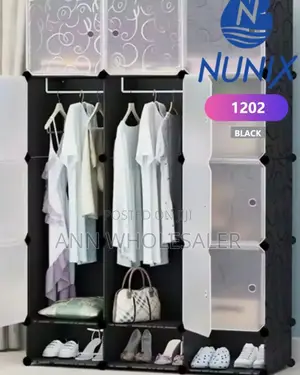3 Column Plastic Quality Wardrobe P-3