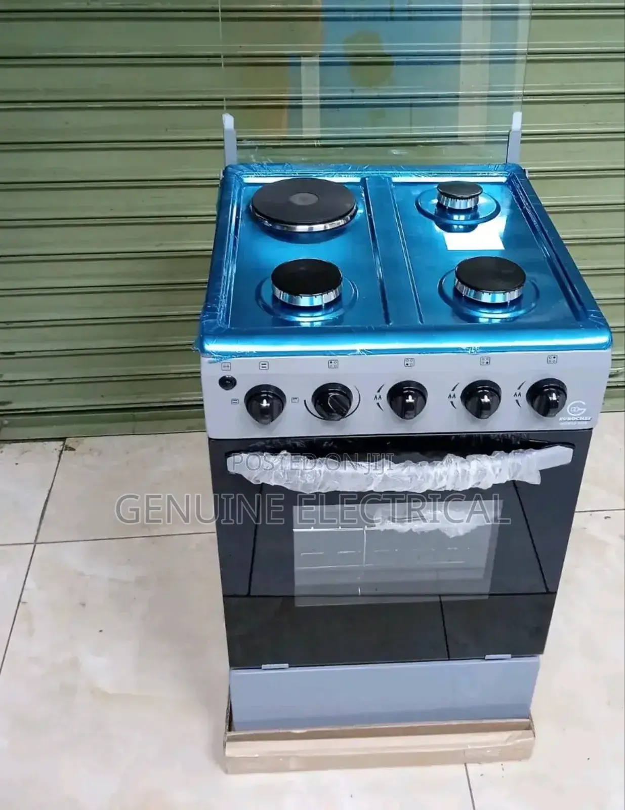 Eurochef Cooker! 60*60 Oven Cooker 3gas 1electric Plate