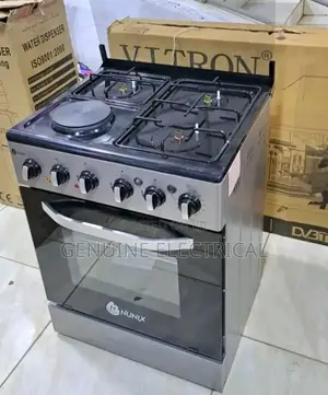 Black 50*55 3+1 Standing Cooker With Electric Oven