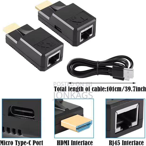 60 Meters HDMI Extender Over Rj45 - thumbnail 4