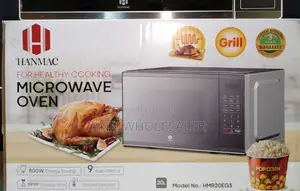 Silver Hanmac 20litres Digital Plus Grill Microwave H10