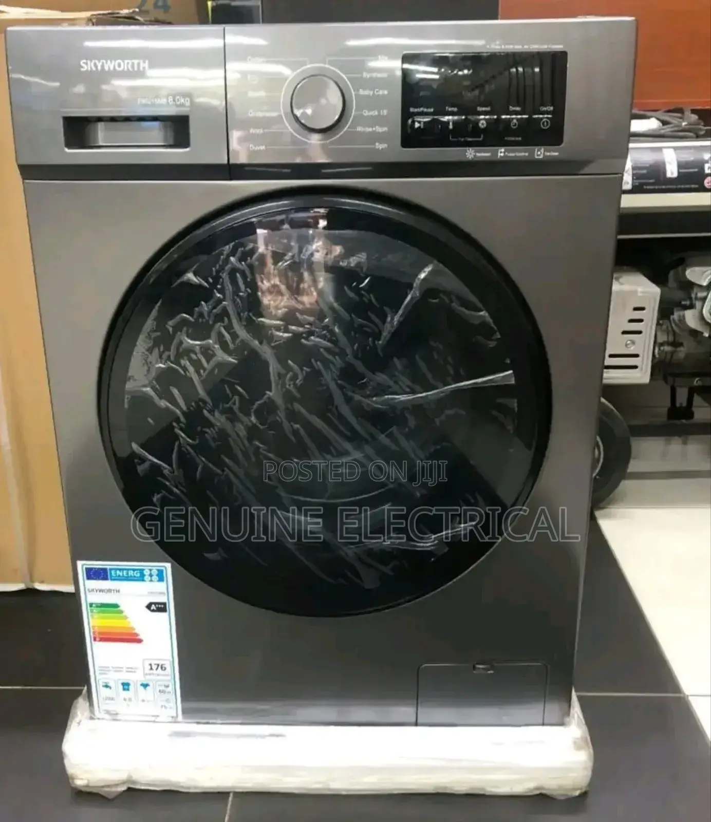 Skyworth 8kg F80215mb Front Load Washing Machine