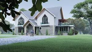 Maisonette Design, Rendering and Floor Plan