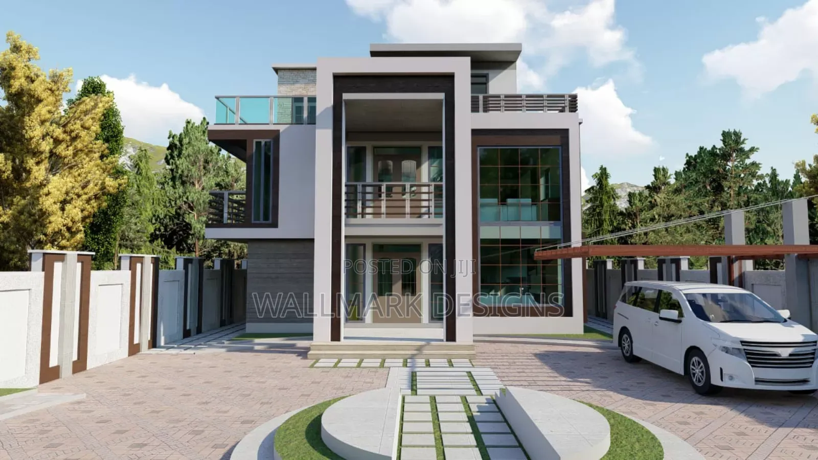 Maisonette Design, Rendering and Floor Plan